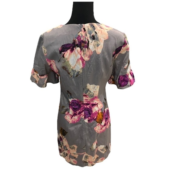 Trina Turk Darling Floral Mini Shift Dress Size 2 - Picture 4 of 10
